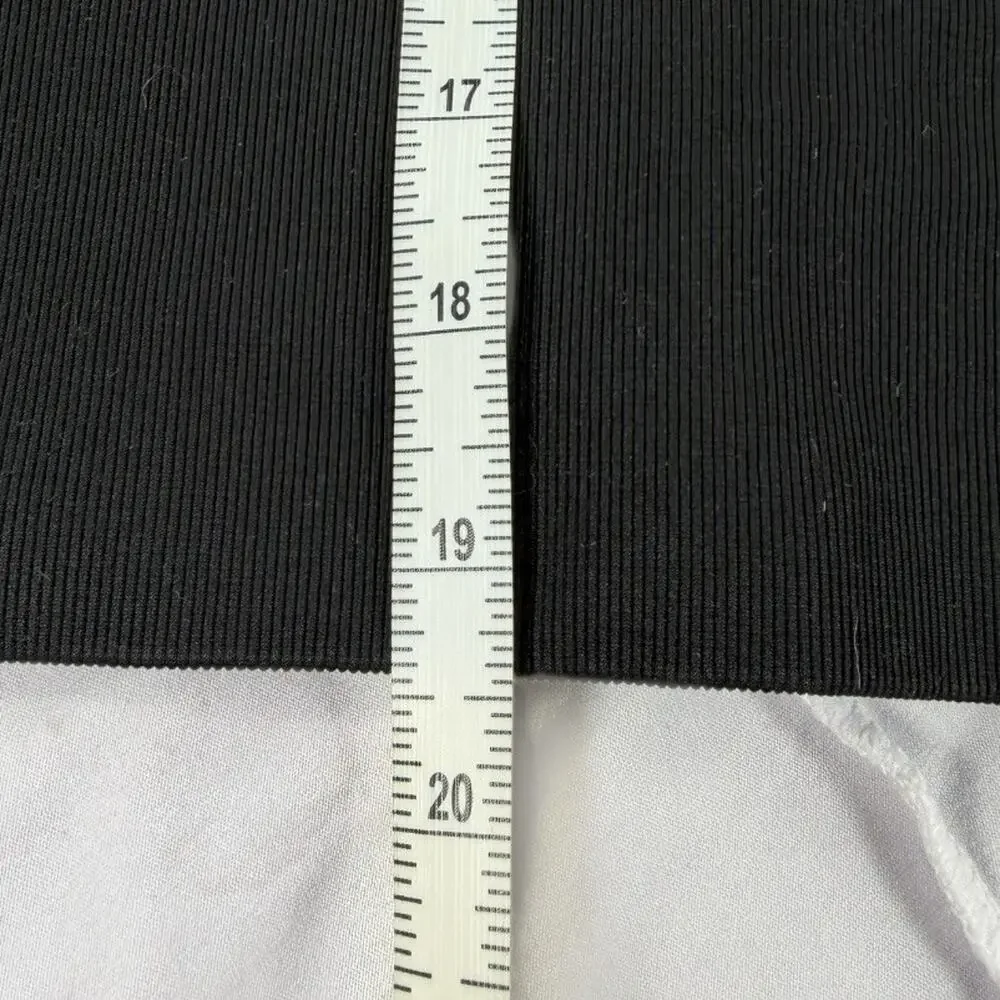 Free People Intimately Seamless Tank Top‎ Black M/L Ribbed High Neck Racerback - Picture 4 of 5